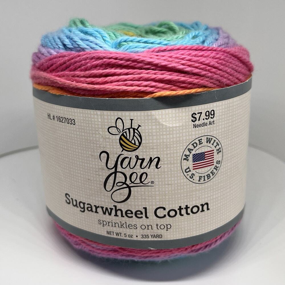 Yarn Bee Sugarwheel Cotton Yarn, Sprinkles On Top